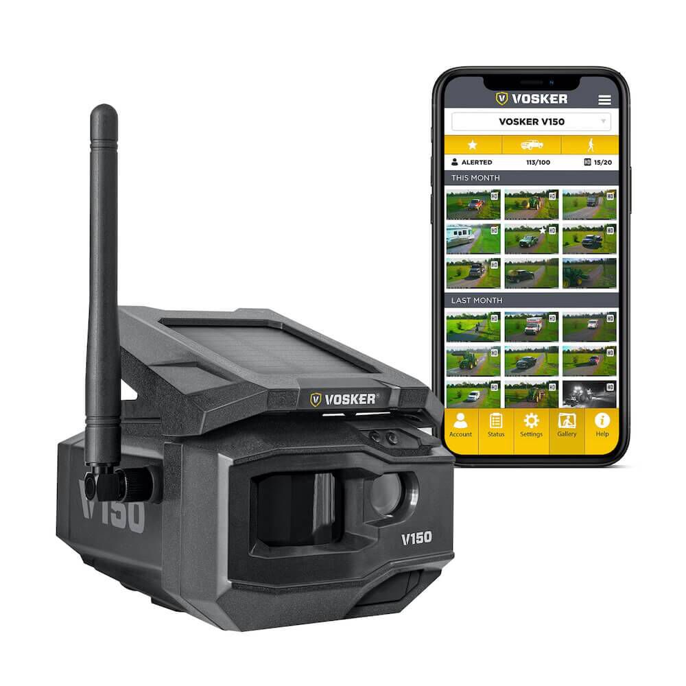 V150 TWIN — Doubled Cellular Security Camera Power | VOSKER