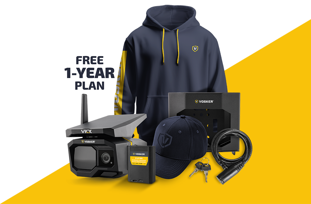 Prize: VKX camera, V-SBOX2, V-LIT-B3, V-CB-LOCK, Free 1-year Plan, VOSKER Cap and VOSKER hoodie