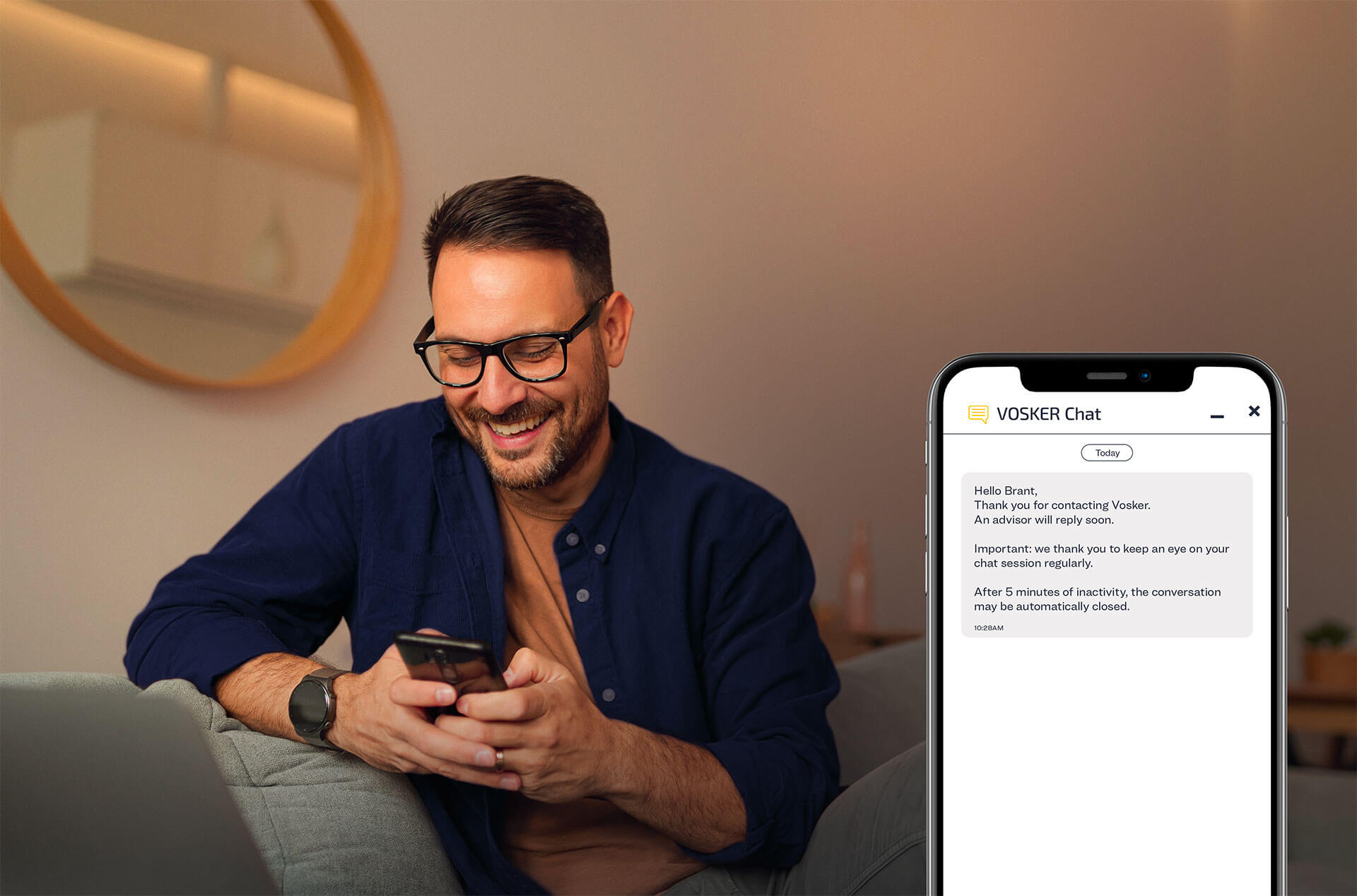 ¡El servicio de chat 24/7 de VOSKER ya está disponible!